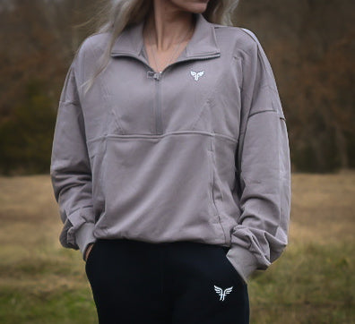 Coreflex 3/4 zip relaxed fit